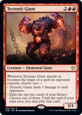 Tectonic Giant (Theros Beyond Death) Near Mint