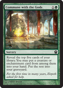 Commune with the Gods (Theros) Near Mint Foil