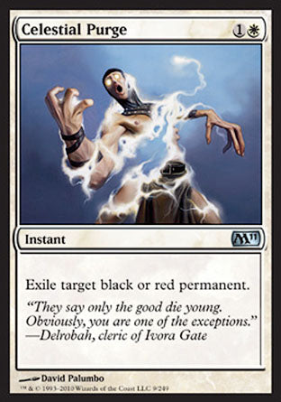 Celestial Purge (Magic 2011 Core Set) Near Mint Foil
