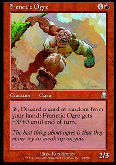 Frenetic Ogre (Odyssey) Near Mint Foil