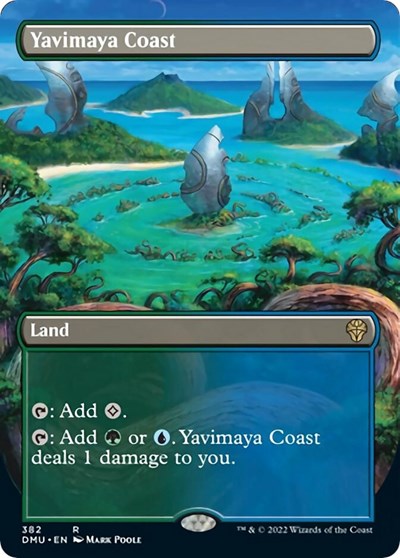 Yavimaya Coast (Borderless) (Dominaria United) Near Mint