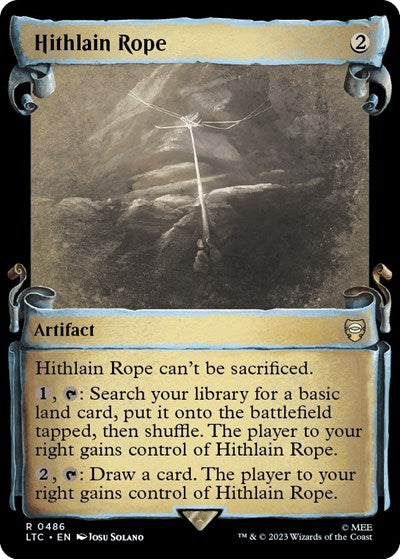 Hithlain Rope (Showcase Scrolls) (Commander: The Lord of the Rings: Tales of Middle-earth) Near Mint
