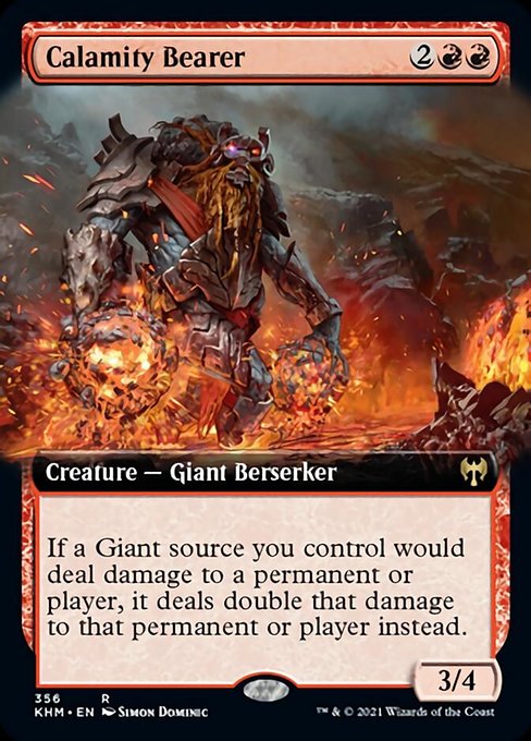 Calamity Bearer (Extended Art) (Kaldheim) Near Mint