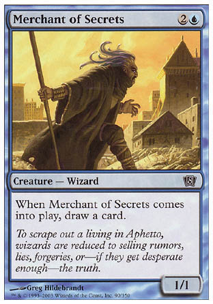 Merchant of Secrets (8th Edition) Near Mint Foil