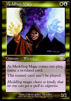 Meddling Mage (Planeshift) Light Play