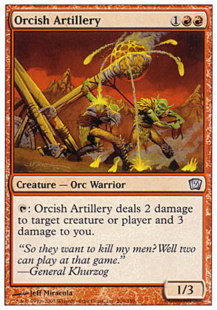 Orcish Artillery (9th Edition) Near Mint Foil
