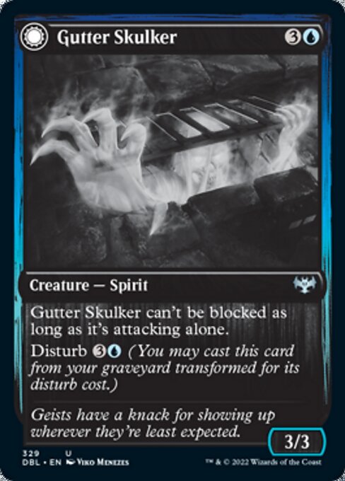 Gutter Skulker / Gutter Shortcut (Innistrad: Double Feature) Near Mint