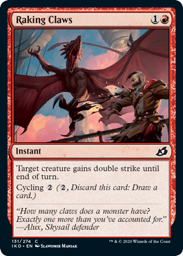 Raking Claws (Ikoria: Lair of Behemoths) Near Mint Foil