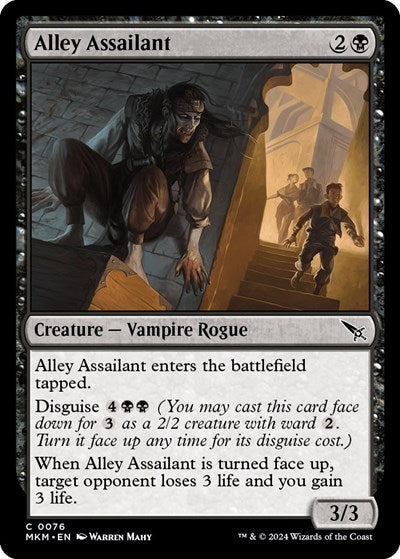 Alley Assailant (Murders at Karlov Manor) Near Mint Foil