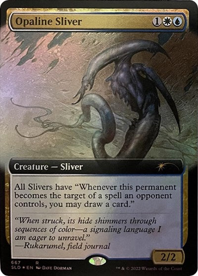 Opaline Sliver (Extended Art) (Secret Lair) Near Mint