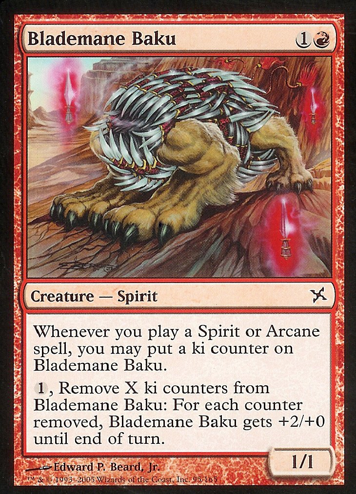 Blademane Baku (Betrayers of Kamigawa) Light Play Foil