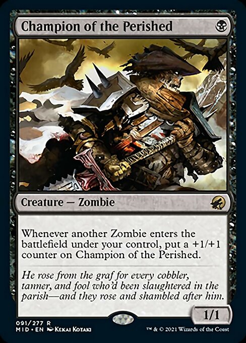 Champion of the Perished (Innistrad: Midnight Hunt) Near Mint