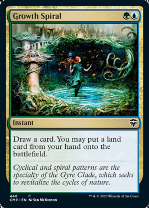 Growth Spiral (Commander 2020 Commander Legends) Near Mint