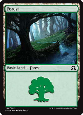 Forest (296) (Shadows Over Innistrad) Near Mint
