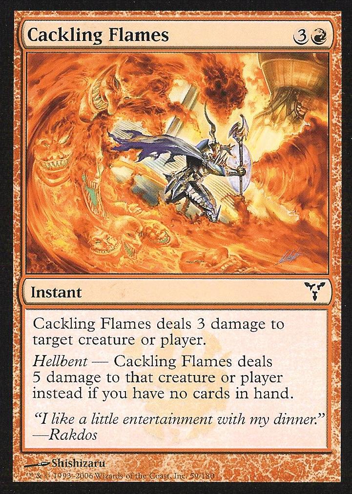 Cackling Flames (Dissension) Near Mint Russian