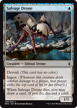 Salvage Drone (Battle for Zendikar) Near Mint Foil