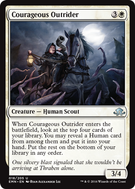 Courageous Outrider (Eldritch Moon) Near Mint
