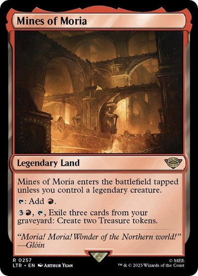 Mines of Moria (Universes Beyond: The Lord of the Rings: Tales of Middle-earth) Near Mint Foil