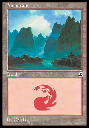 Mountain (177) (Portal Three Kingdoms) Near Mint Japanese