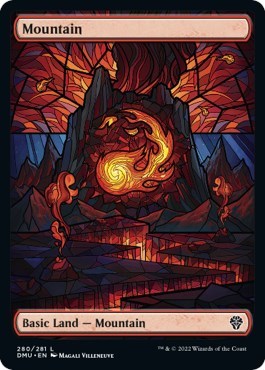Mountain (Showcase) (Dominaria United) Near Mint