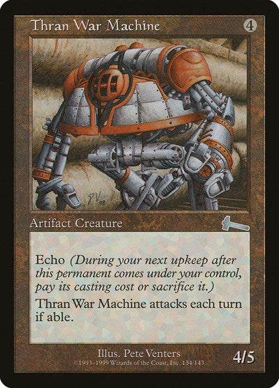 Thran War Machine (Urza's Legacy) Near Mint Foil
