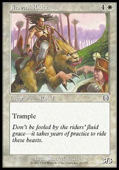 Jhovall Rider (Mercadian Masques) Near Mint Foil