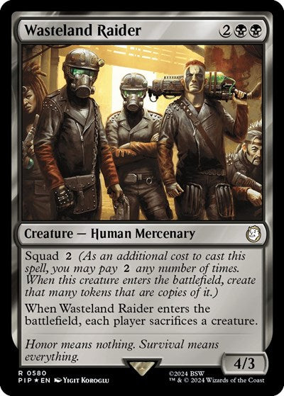 Wasteland Raider (Surge Foil) (Universes Beyond: Fallout) Near Mint