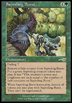 Saproling Burst (Nemesis) Near Mint Foil