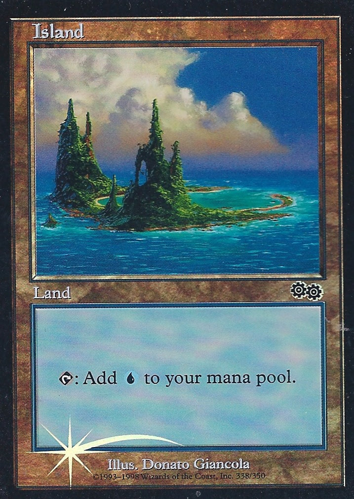 Island (US) (Promotional Cards) Light Play Foil