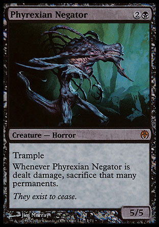 Phyrexian Negator (Duel Decks: Phyrexia vs The Coalition) Light Play Foil