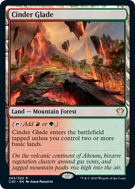 Cinder Glade (Commander 2020 Ikoria) Near Mint
