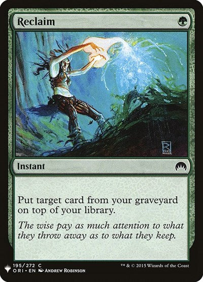 Reclaim (Mystery Booster) Near Mint