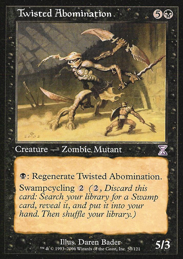 Twisted Abomination (Time Spiral Time Shifted) Near Mint Foil