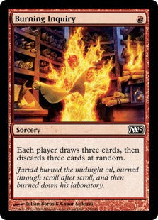 Burning Inquiry (Magic 2010 Core Set) Near Mint Foil