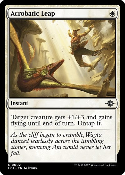 Acrobatic Leap (The Lost Caverns of Ixalan) Near Mint Foil