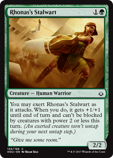 Rhonas's Stalwart (Hour of Devastation) Near Mint