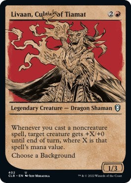 Livaan, Cultist of Tiamat (Showcase) (Commander Legends: Battle for Baldur's Gate) Near Mint