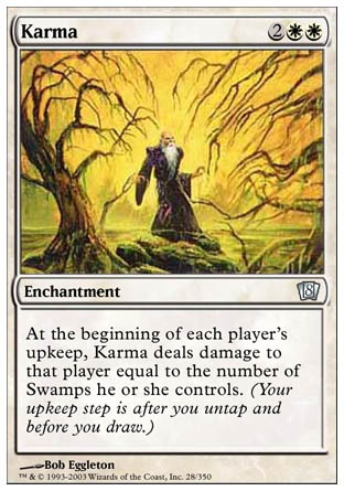 Karma (8th Edition) Near Mint Foil