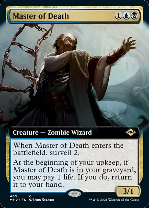 Master of Death (Extended Art) (Modern Horizons 2) Near Mint Foil