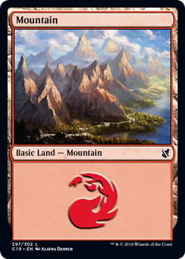 Mountain (297) (Commander 2019) Near Mint