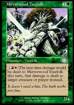 Mirrorwood Treefolk (Planeshift) Near Mint Foil