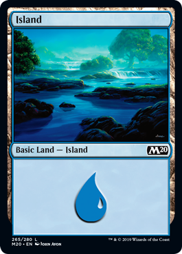 Island (265) (Magic 2020 Core Set) Near Mint