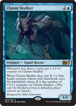Chasm Skulker (Magic 2015 Core Set) Light Play
