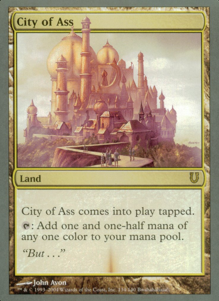 City of Ass (Unhinged) Near Mint