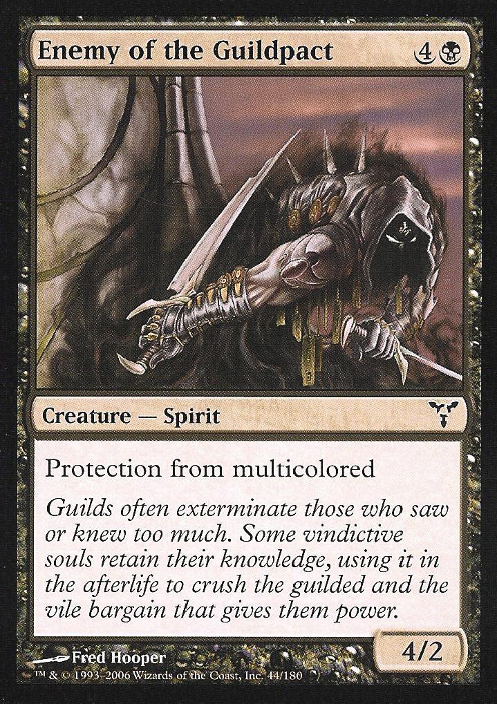 Enemy of the Guildpact (Dissension) Near Mint Foil