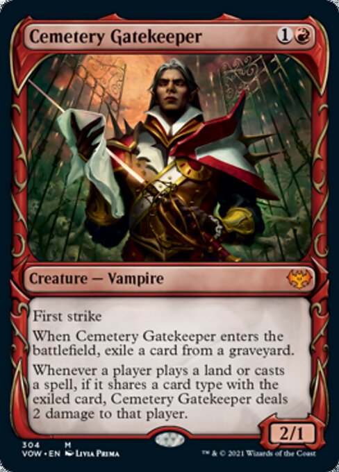 Cemetery Gatekeeper (Showcase) (Innistrad: Crimson Vow) Near Mint