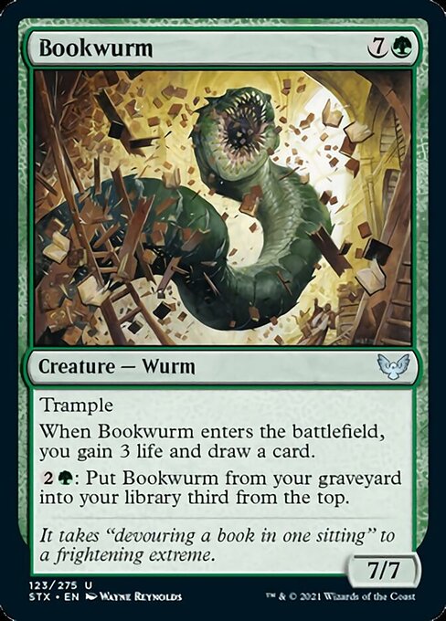 Bookwurm (Strixhaven) Near Mint Foil