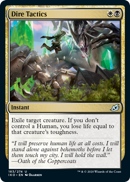 Dire Tactics (Ikoria: Lair of Behemoths) Near Mint Foil