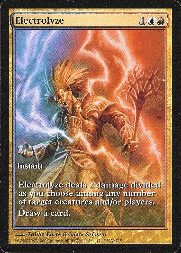 Electrolyze (Champs Full Art) (Promotional Cards) Near Mint