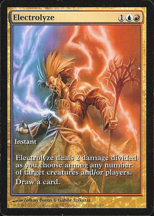 Electrolyze (Champs Full Art) (Promotional Cards) Near Mint